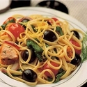 Lemon Salmon Linguini