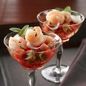 Pecorino, Watermelon and Shrimp Appetizer (or Salad)